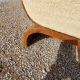 Art deco walnut stool 1930