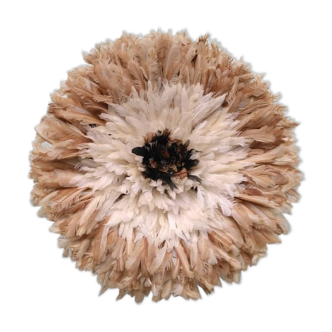 Juju hat natural interior contour white then beige of 50 cm