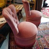 Pair of toad armchairs