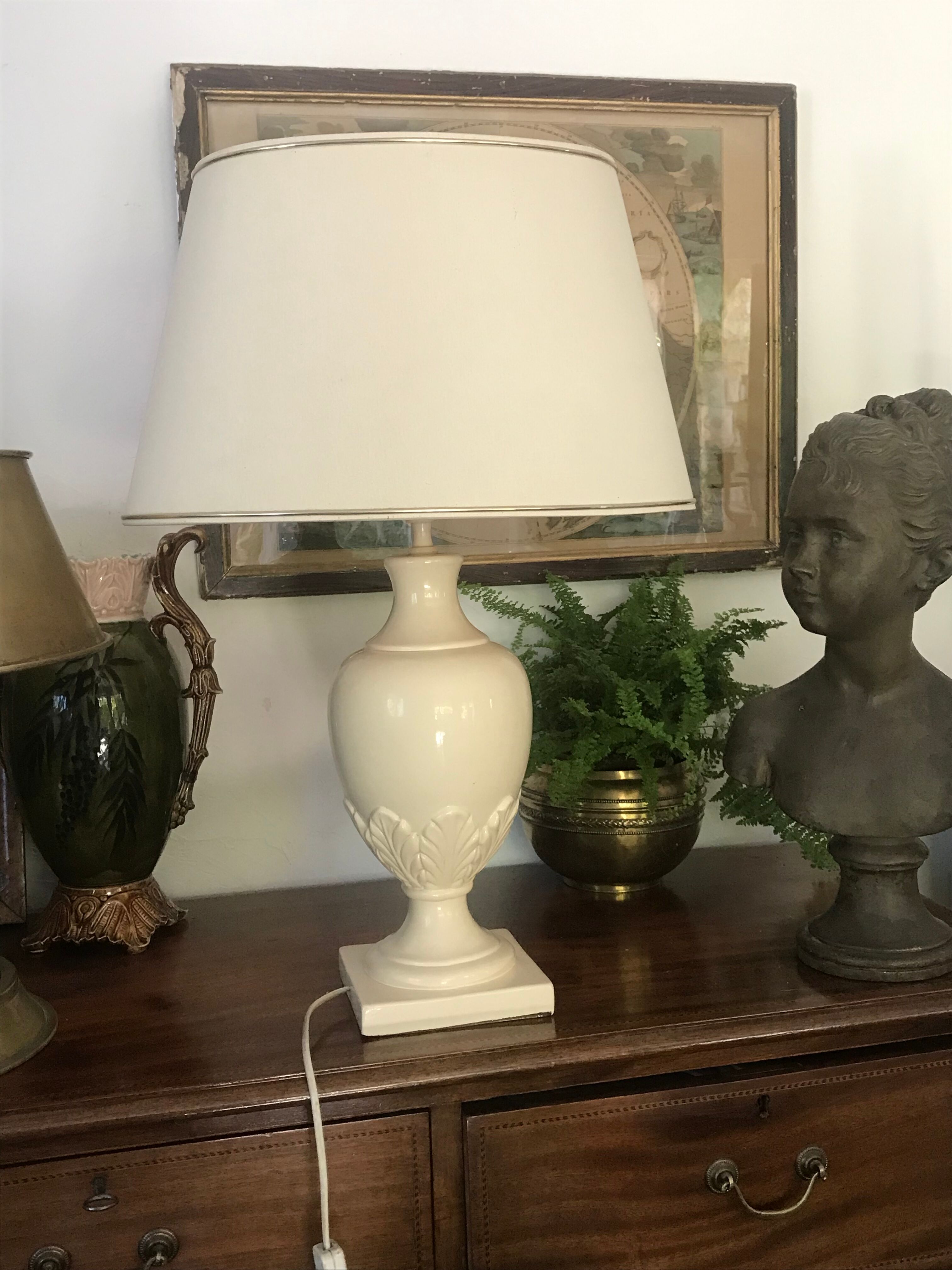 Vintage ceramic lamp