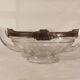 Oval cup with Art Deco handles "Noémie" - Cristal Val St Lambert Belgium