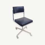 Vintage swivel office chair with casters