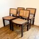 Lot de 4 chaises Baumann années 70