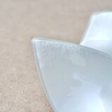 Empty pocket cup in pearly glass signed Pierre Cardin, 1970s