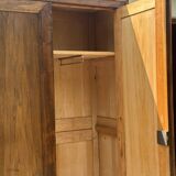 Grande armoire en bois massif XIXe Biedermeier