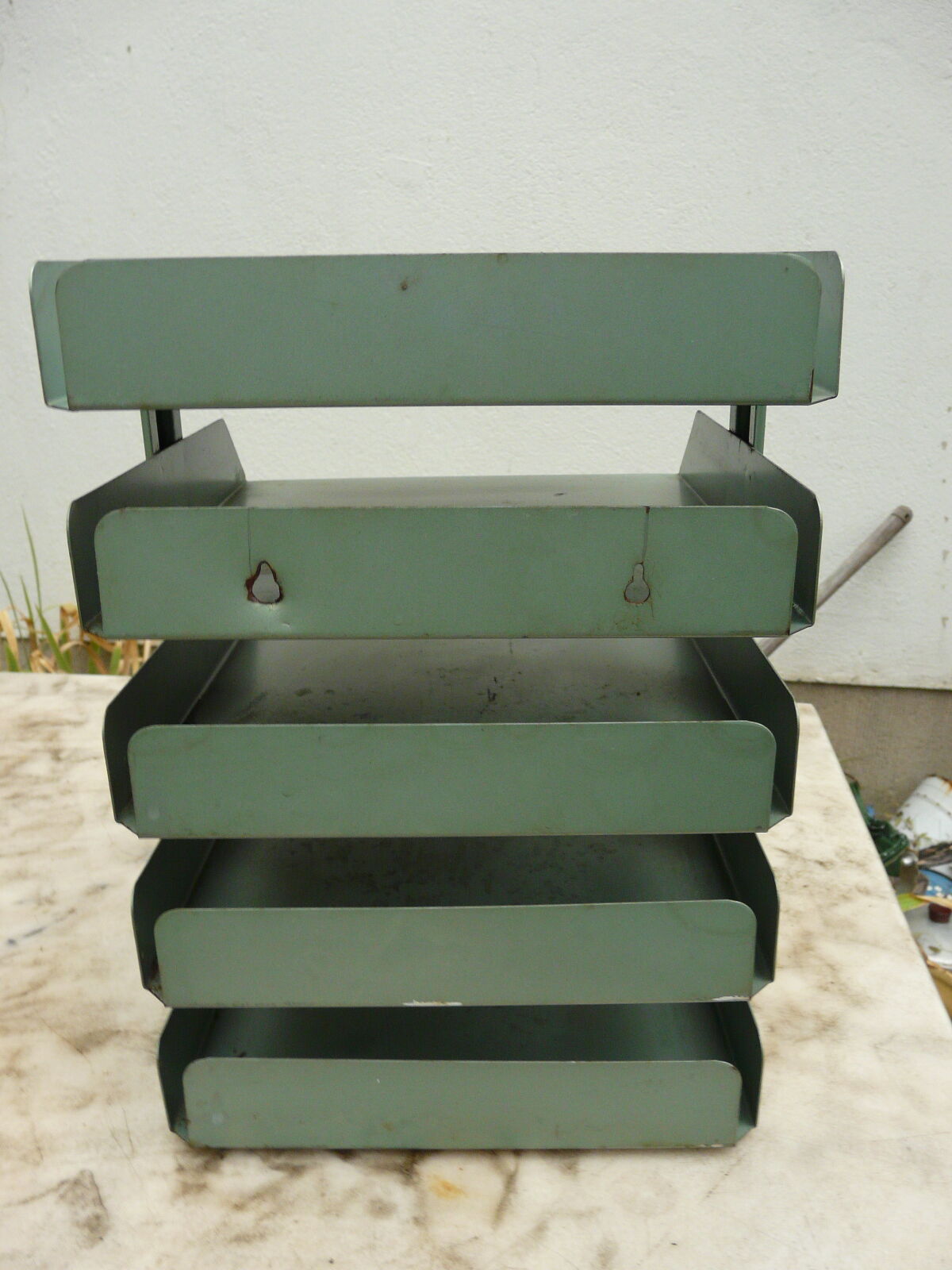 Mail sorter range mail metal industrial vintage small shelves 60-70