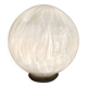 Lampe de table sphérique en verre soufflé de Murano blanc par La Murrina avec Murrines