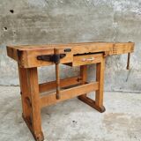 Workbench side table bathroom furniture beech