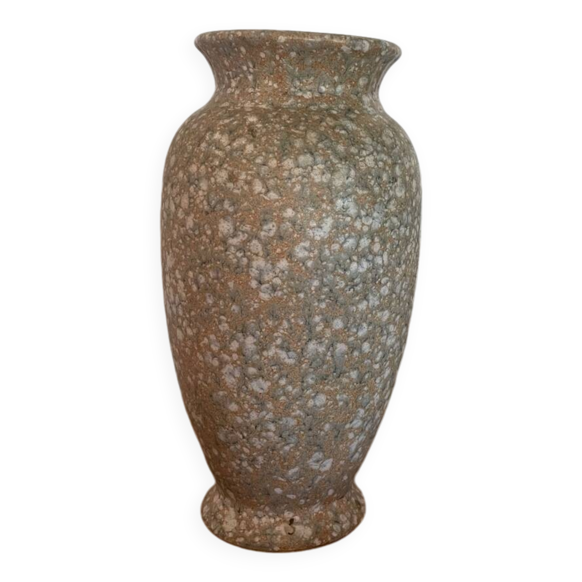 Spotted ceramic vase