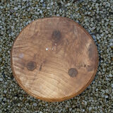 Tripod stool top all wood