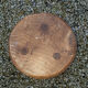 Tripod stool top all wood