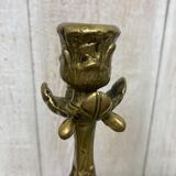 Pair of antique candle holders