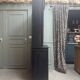 Two-body antique black sideboard (renovated)