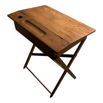 Bureau pupitre d’écolier pliable année 1950