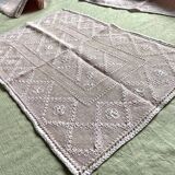 Openwork embroidered napkins