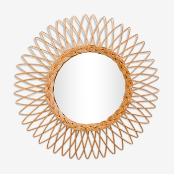 Mirror sun rattan