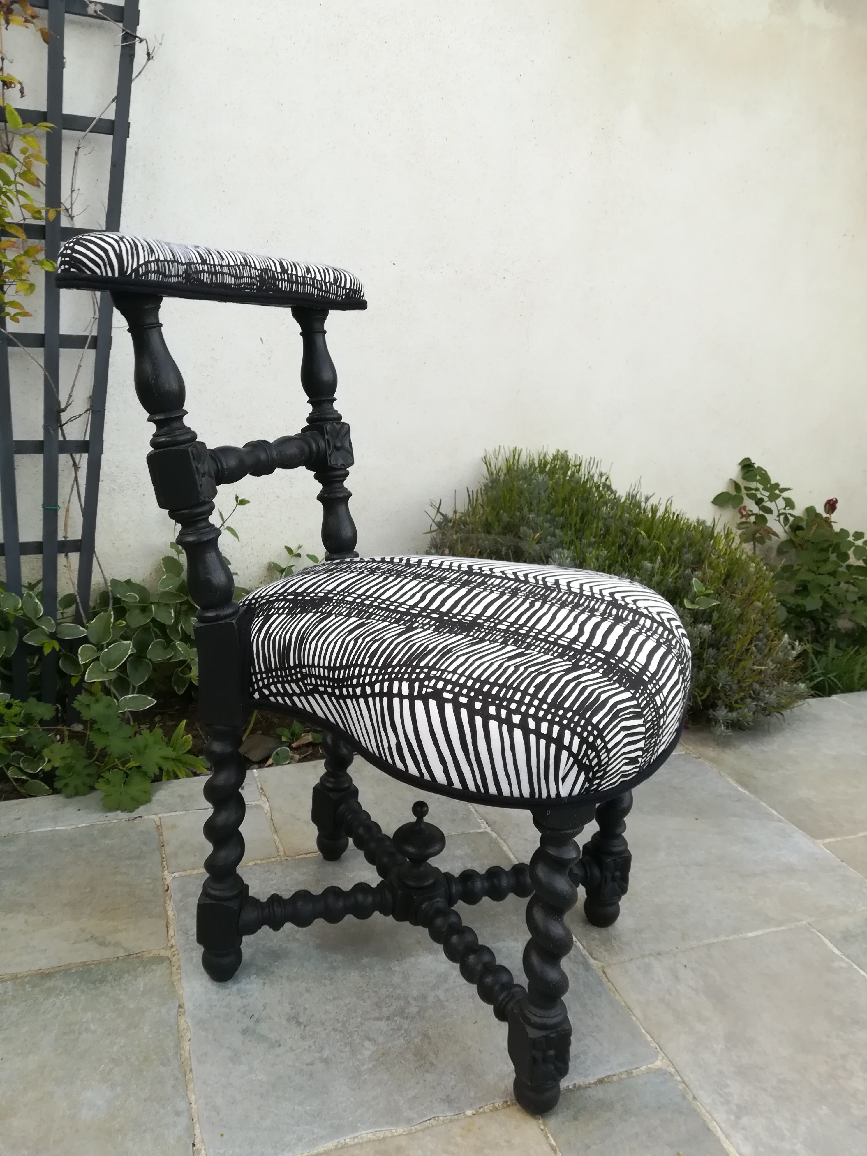 Chaise ancienne de fumeur