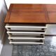 Two Scandinavian (Danish) teak sideboards with sliding doors.