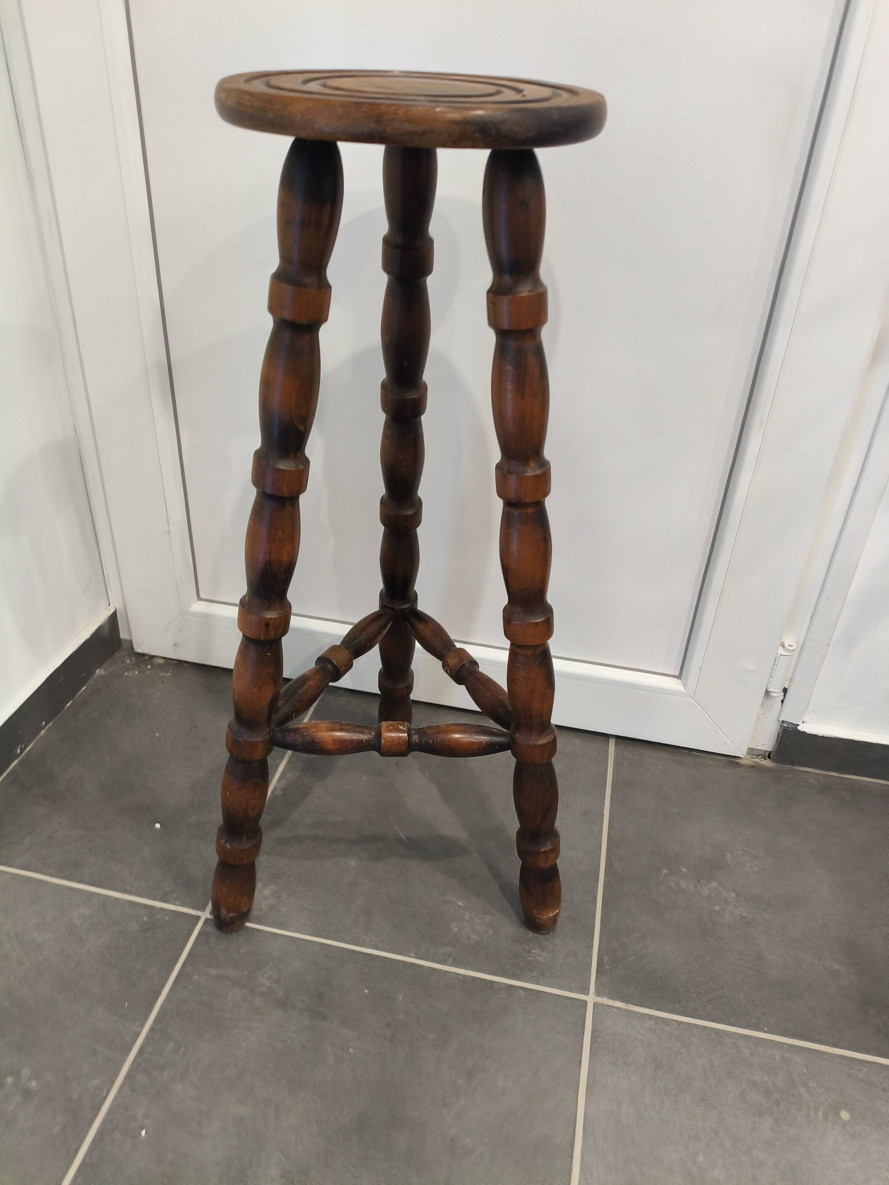 Rare musical workbench in solid wood – Louis XV style