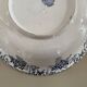 Boulenger blue ironstone salad bowl with Floréal pattern