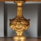 Console ancienne en bois sculpté avec décorations, Italie, XIXe siècle