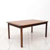 Rosewood and Leather Coffee Table by Hans Olsen