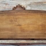 Huge Louis XVI style half-moon mirror in mahogany circa 1850