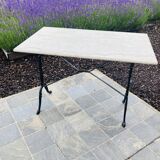 Table bistrot in carrara marble