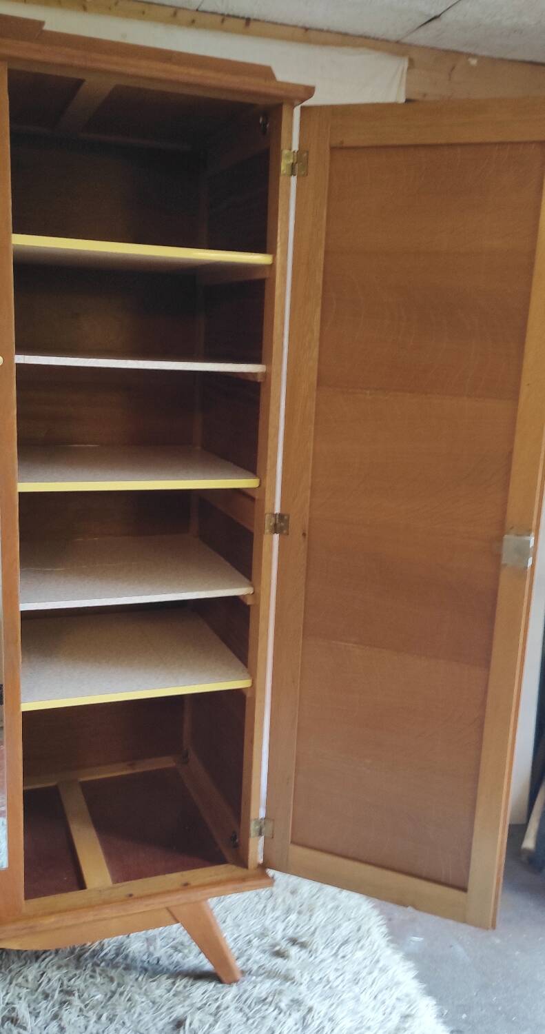 Armoire vintage pieds compas - années 50/60