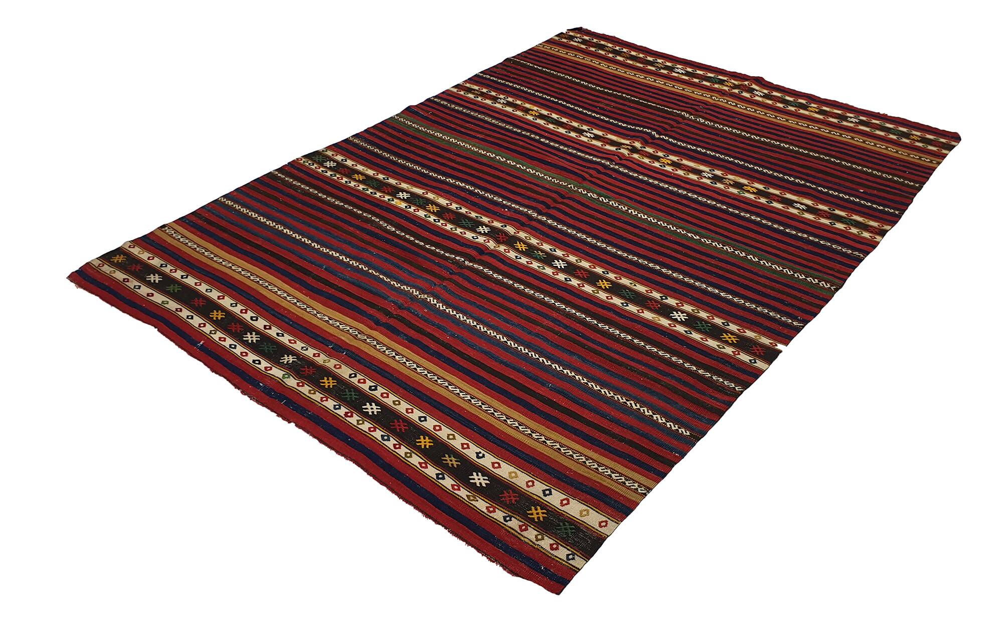 Turkish kilim rug, 208x142 cm, MYK-825