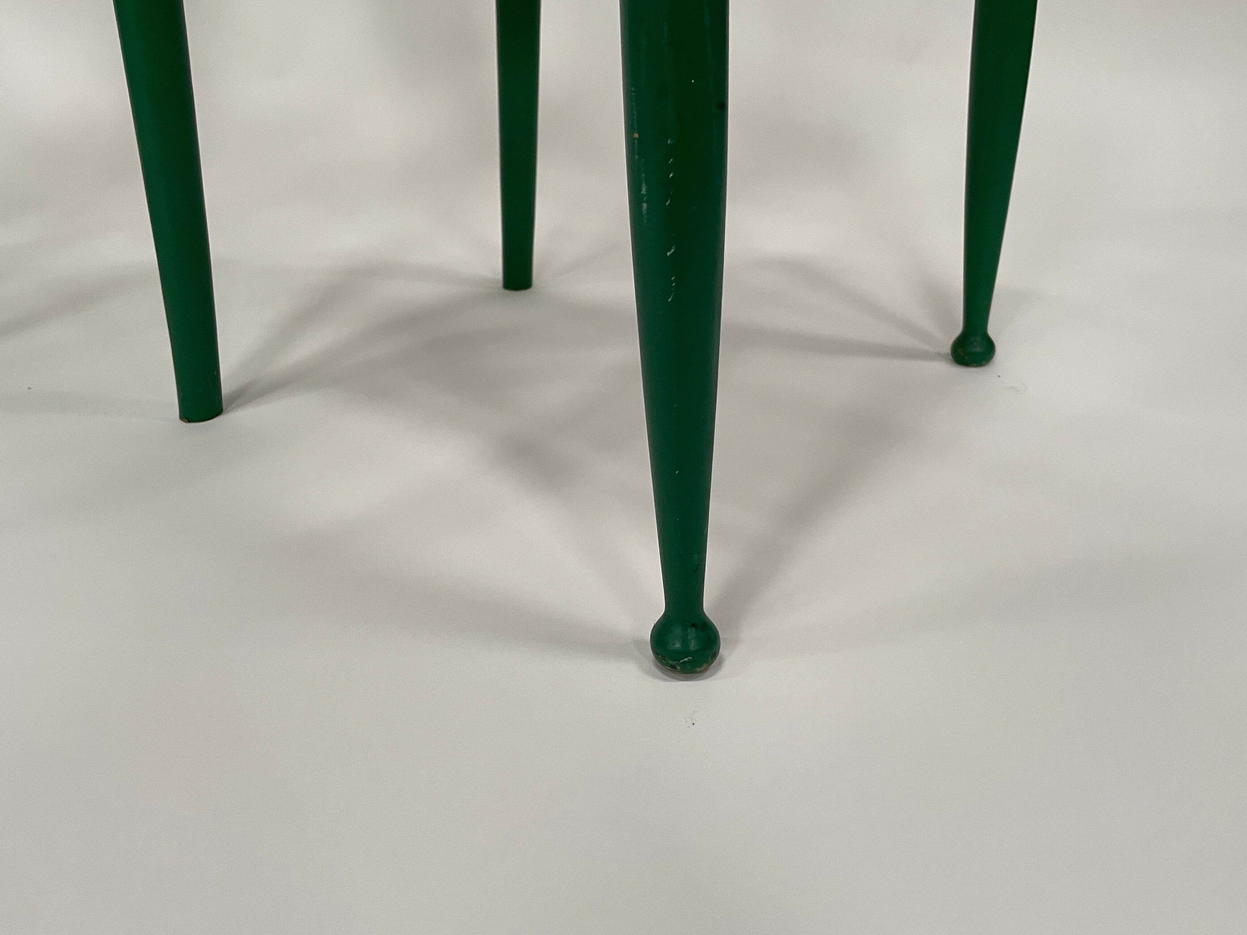 Lot de 4 chaises en bois dans le modèle italien de Chiavari