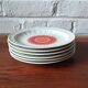 Service dessert, 6 plates and vintage porcelain dish from Germany.