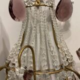 Glass Beaded Sconces Set of 2 1980’s