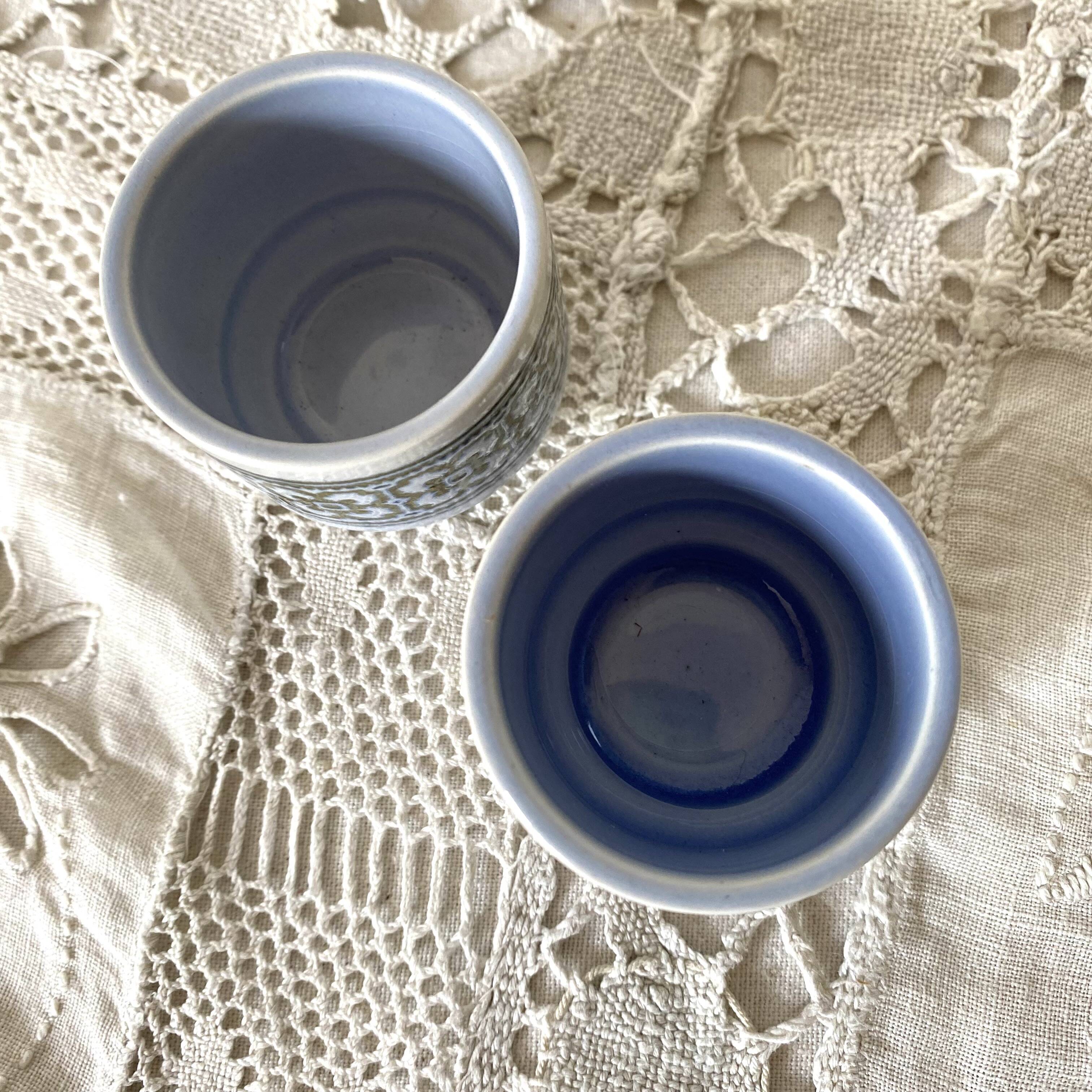 Vintage egg cups Hornsea England 1970