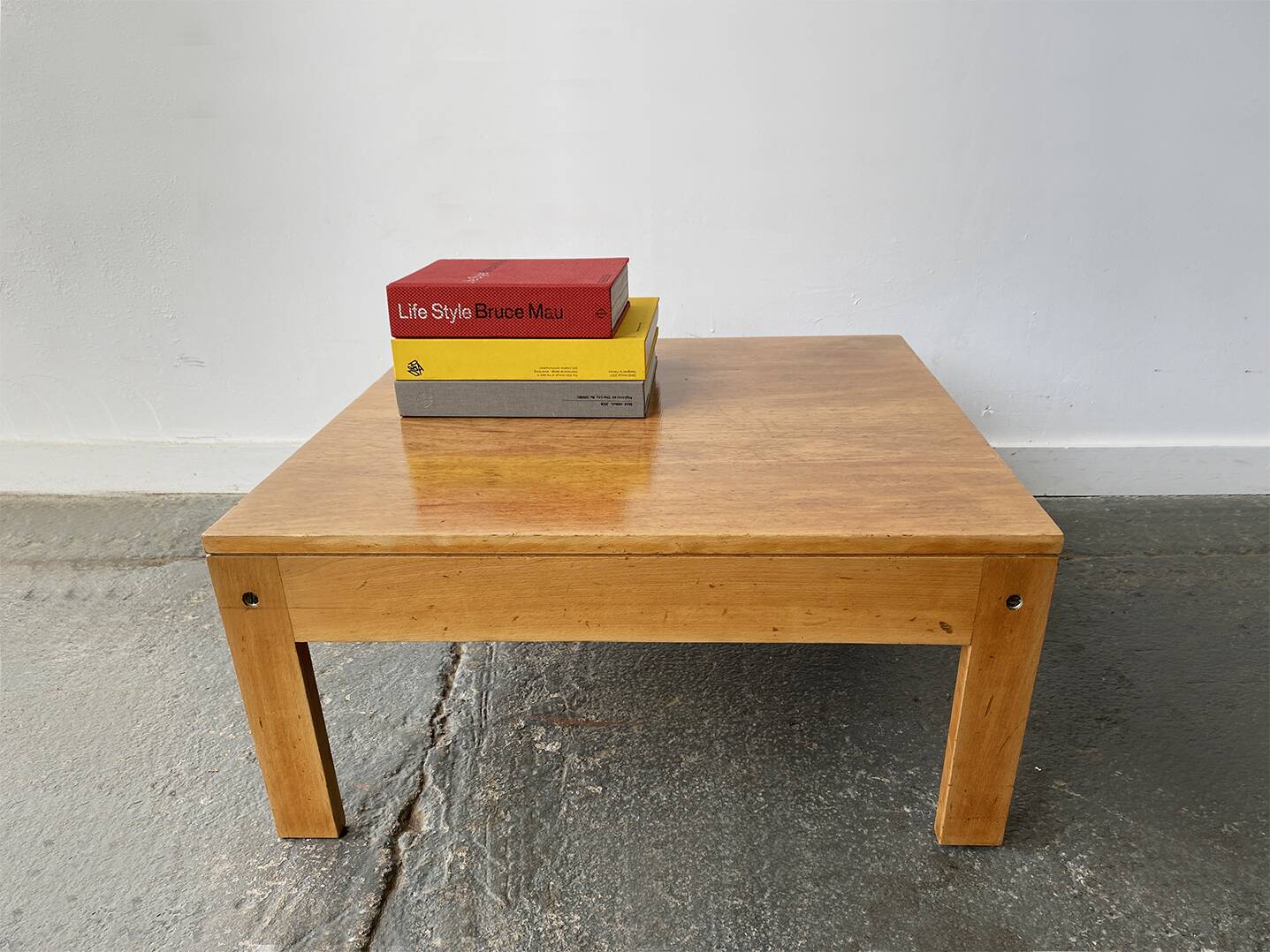 1980’s Early Habitat Pine coffee table