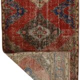 Tapis couloir vintage fait main – Anatolie, années 1950 – 370x106 cm