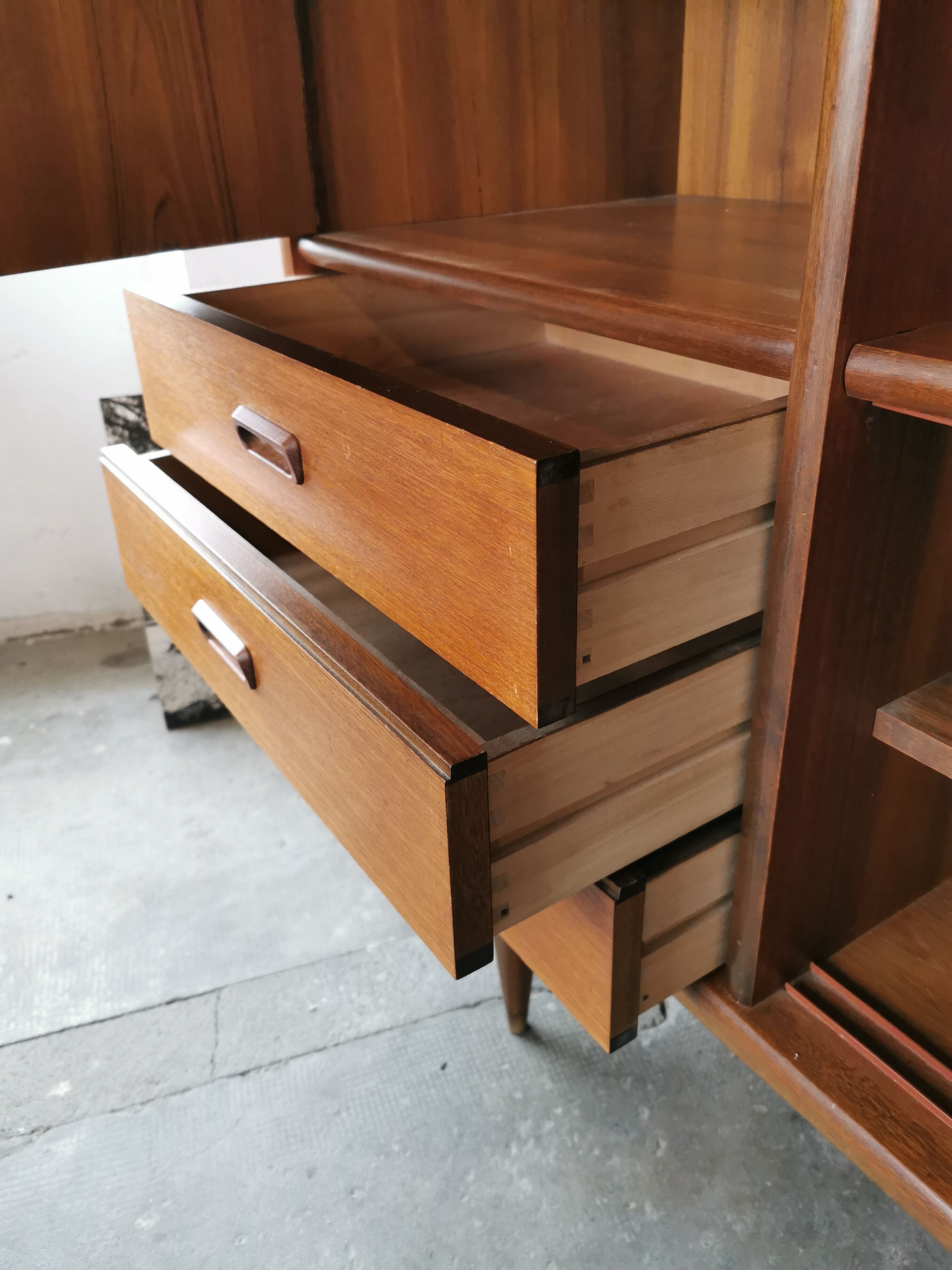 Scandinavian teak bookcase