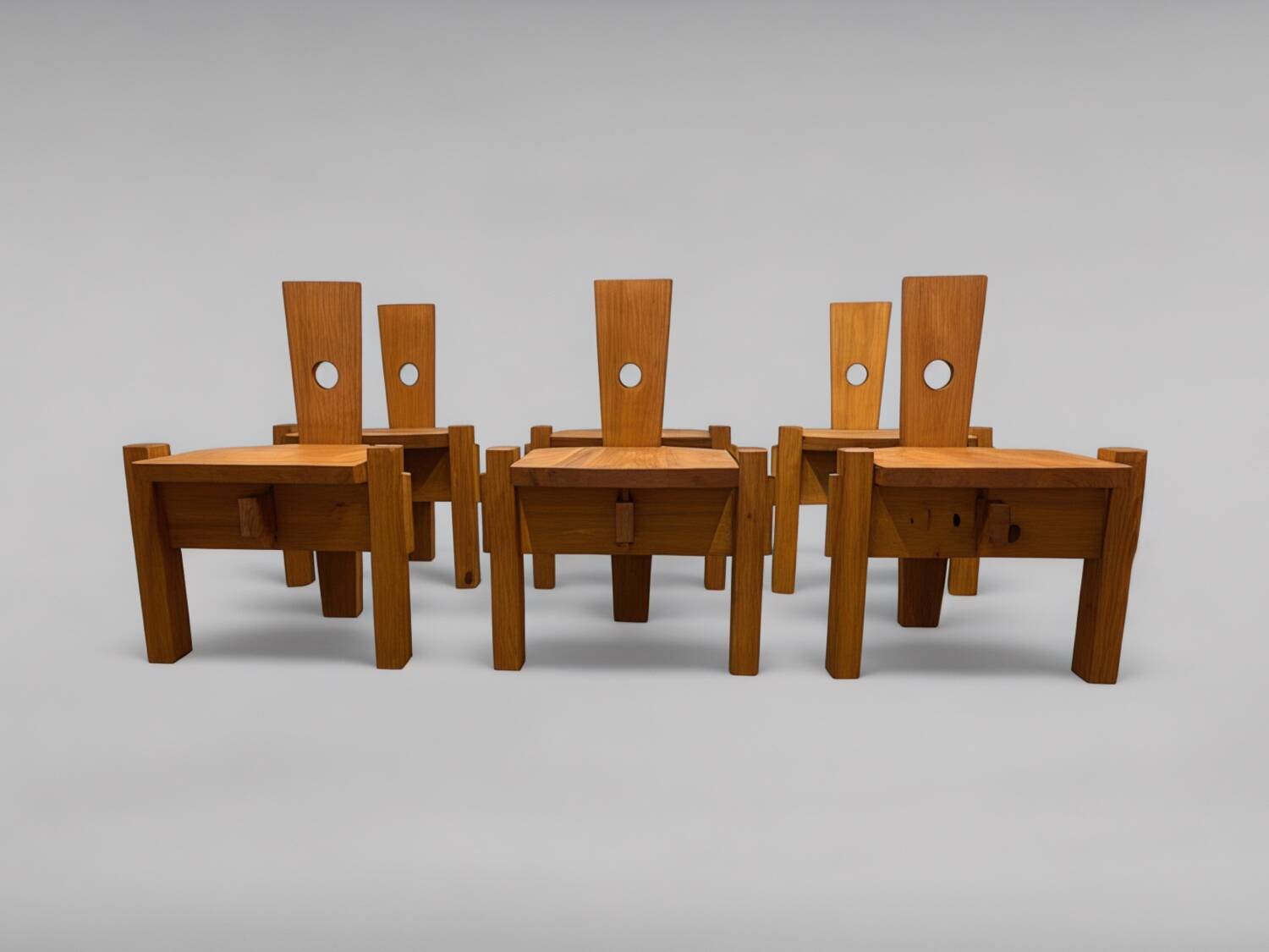 6 chairs by Erwin Egel for Dieter Güllert