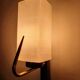 Three antique gold Arlus wall lights from the 50s