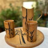 Bamboo orangeade service