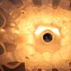 Angelo Brotto wall lamp sculpture panel for Esperia Italy 1970