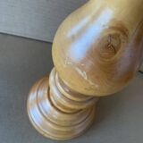 Old turned wood lamp