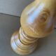 Old turned wood lamp