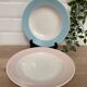 Set de 2 assiettes creuses Boch frères la louvière