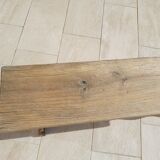 Rough wood bench 113 cm
