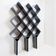 Honeycomb metal wall shelf