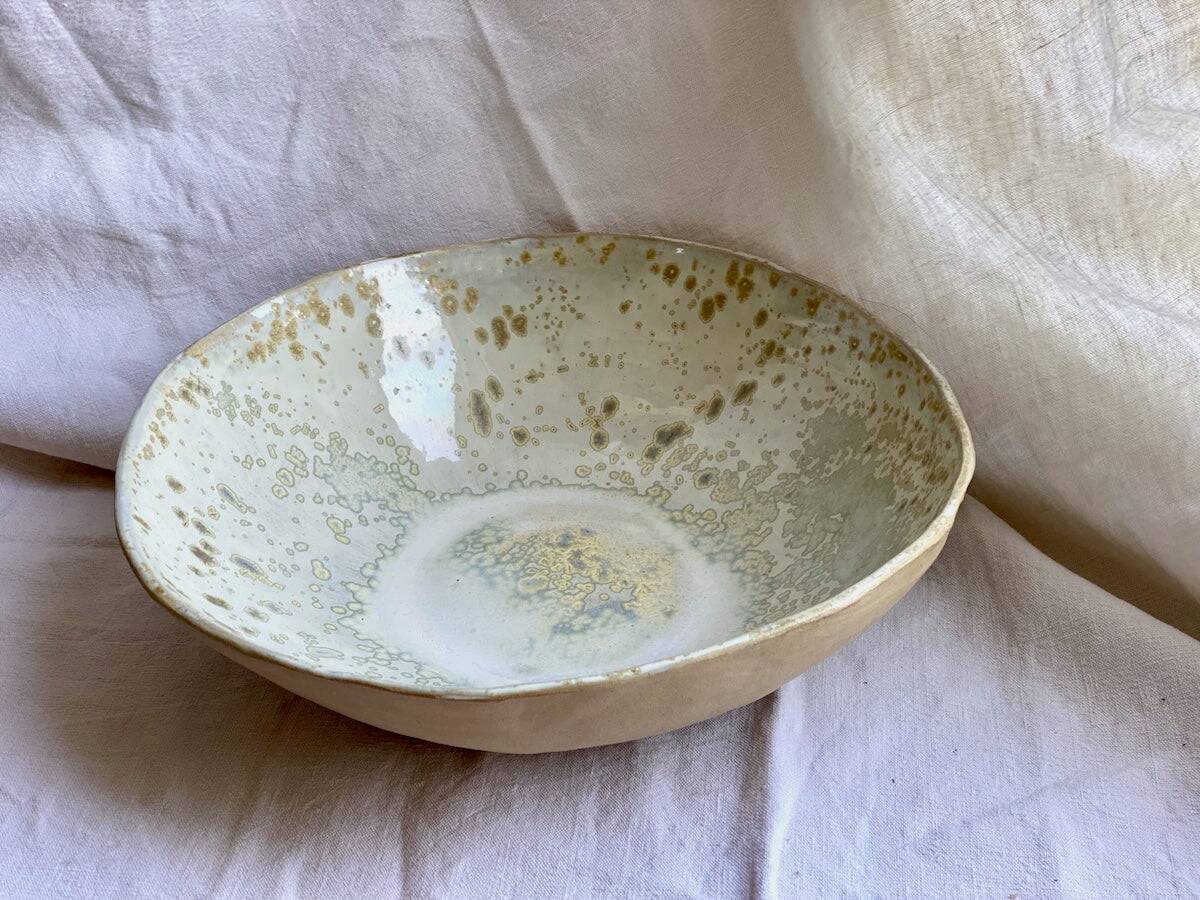 Salad bowl - Ø28 cm - Soft stoneware - lunar white
