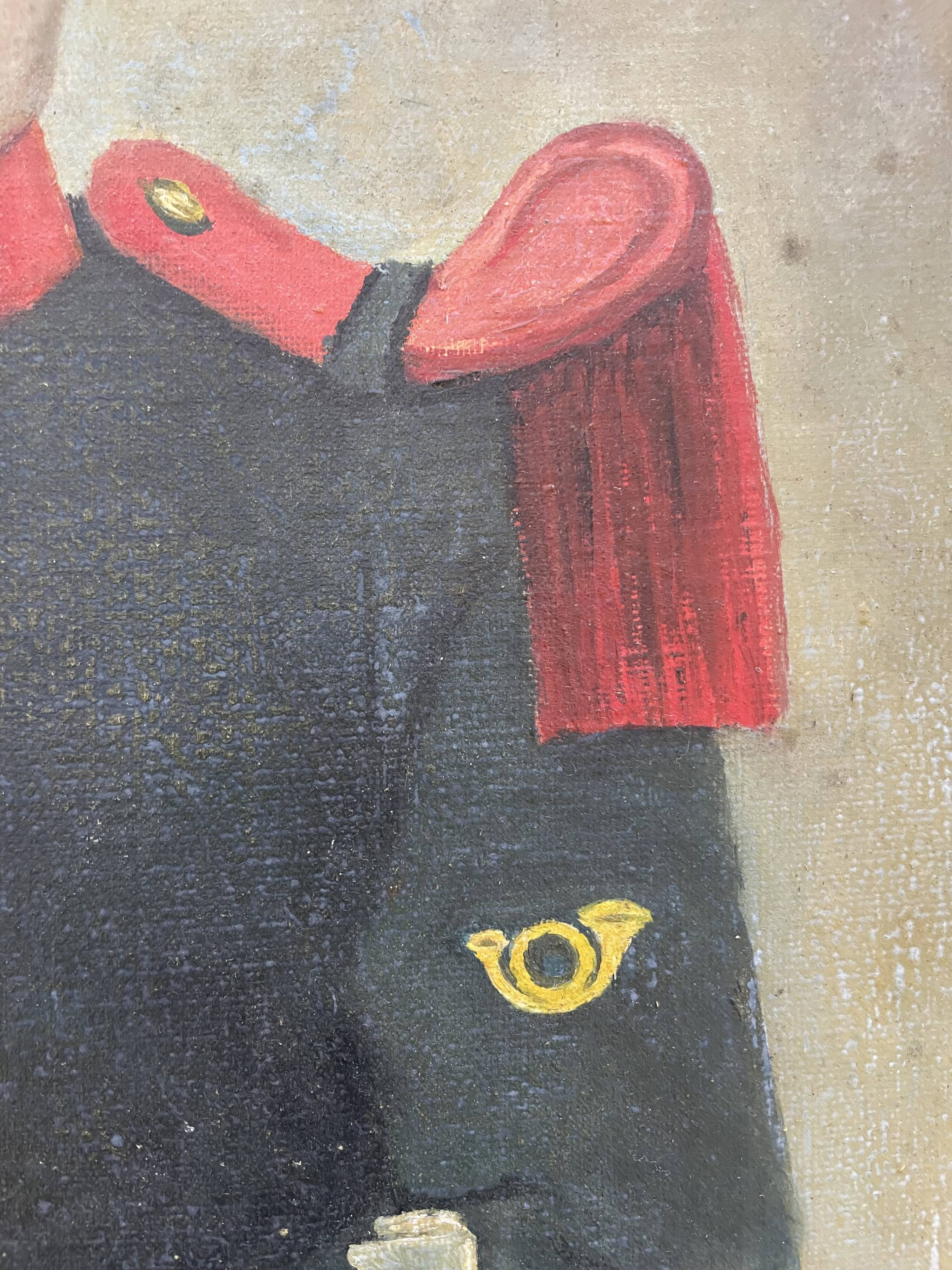 Old portrait, oil on canvas 1948