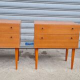 Pair of Scandinavian bedside tables