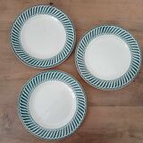 Assiettes Digoin Sarreguemines